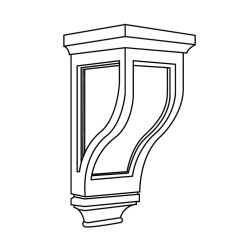 Designer Natural Large Corbel
