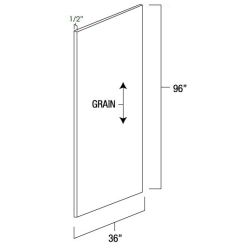 Designer Natural 36" x 96" Island Panels