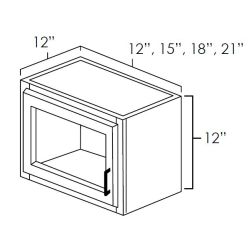 Greek Villa 12" x 12" Single Door Stacker Wall Cabinet