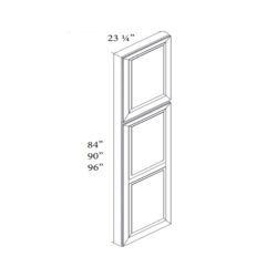 Designer Natural 90" Matching Tall End Panel