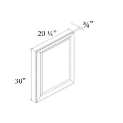 Designer Natural Matching Vanity End Panel
